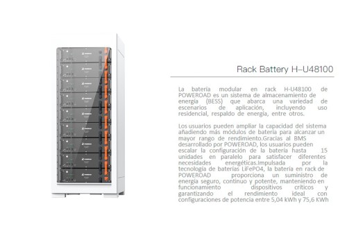 BATERIA 2.4kw LifePo4 48V. 50Ah.